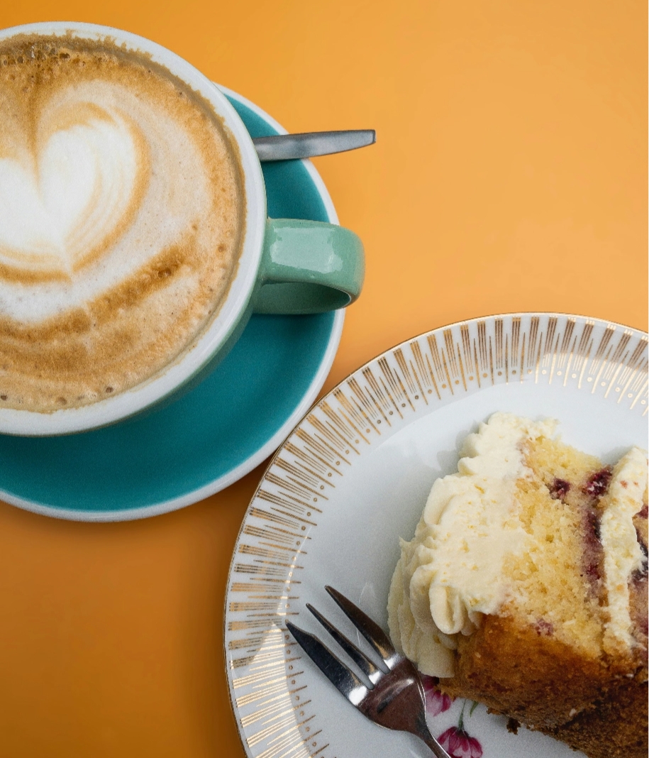 coffee with cake